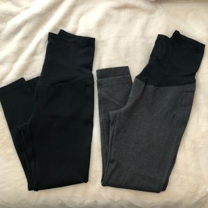 Gap Maternity stretch ponte pants bundle